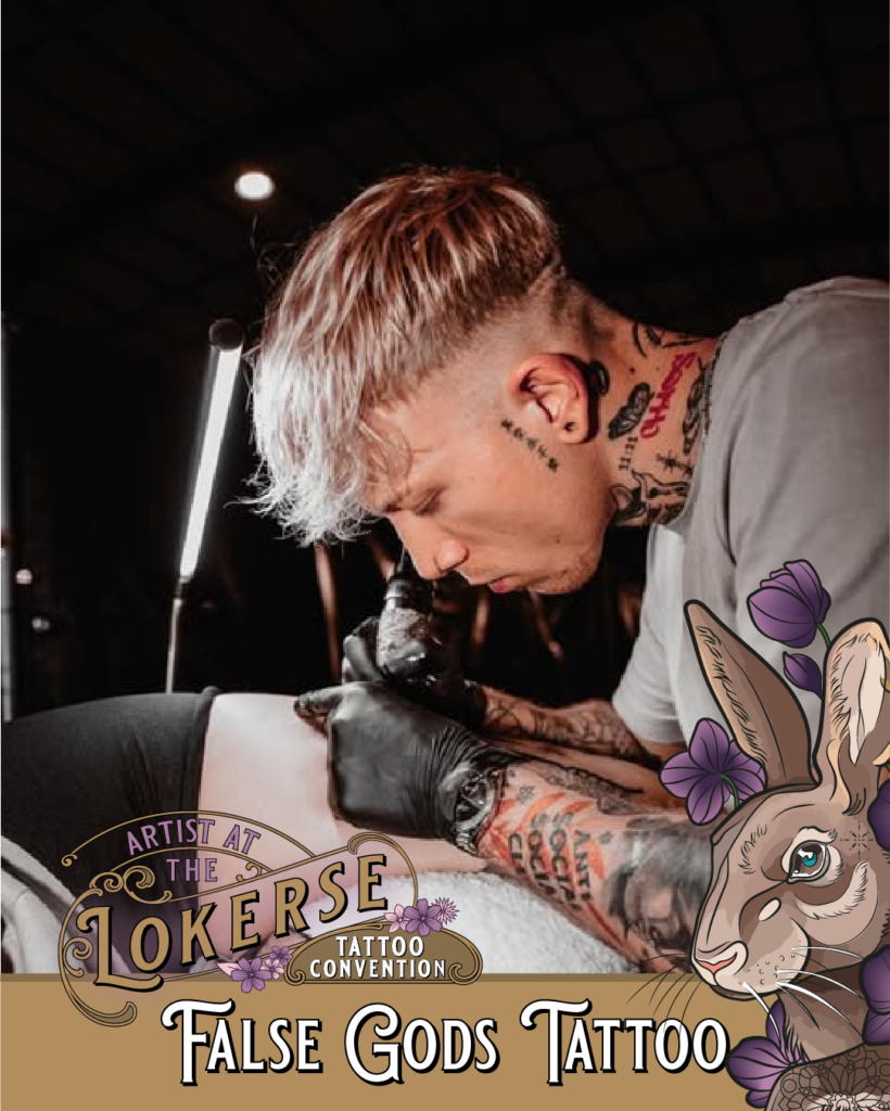 False gods Tattoo komt naar de Lokerse Tattoo Conventie