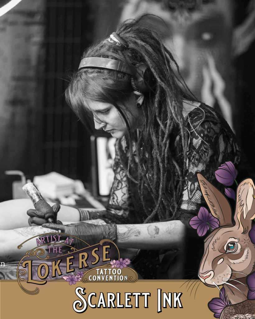Scarlett Ink komt naar de Lokerse Tattoo Conventie