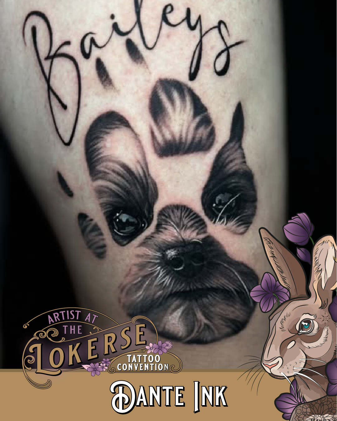 Dante Ink Tattoo komt naar de Lokerse Tattoo Conventie