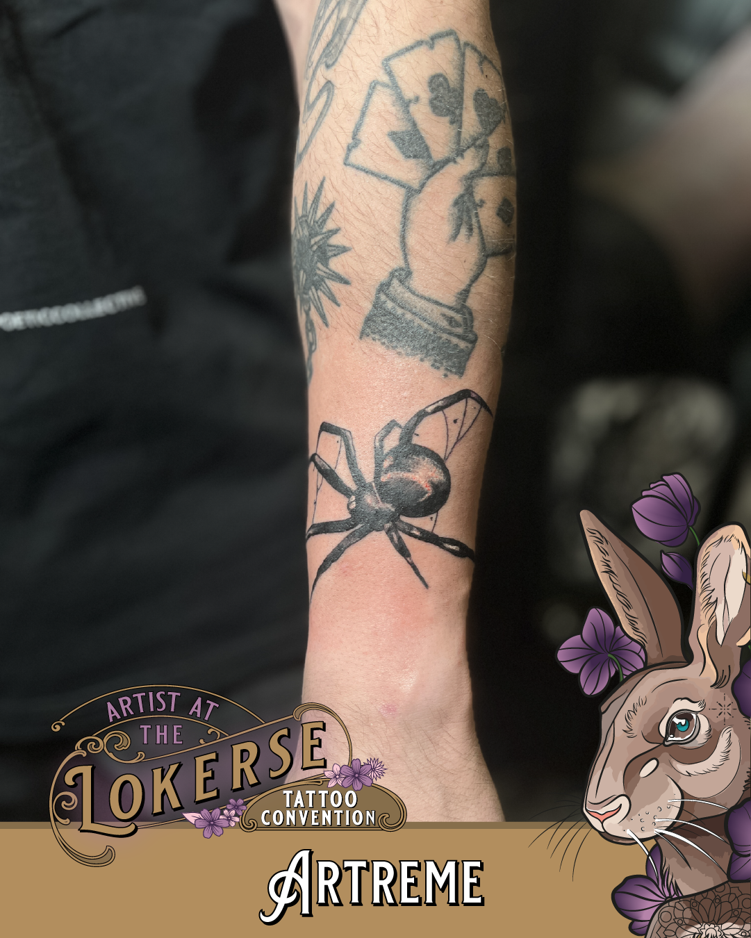ArtremeTattoo komt naar de Lokerse Tattoo Conventie