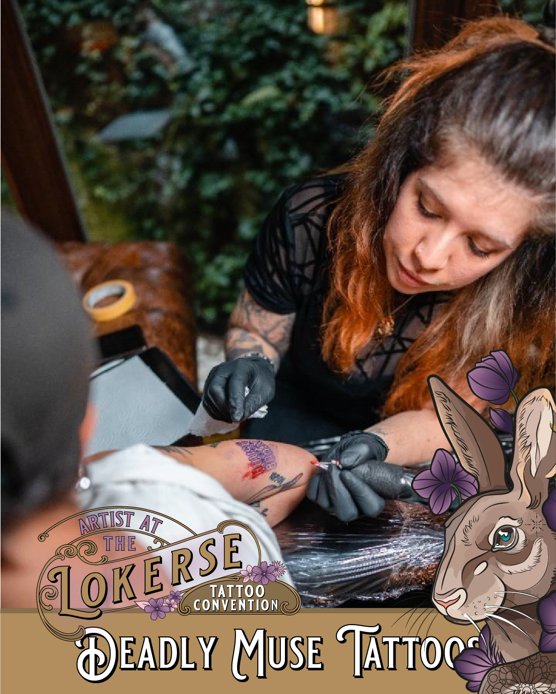 Deadly Muse Tattoo komt naar de Lokerse Tattoo Conventie
