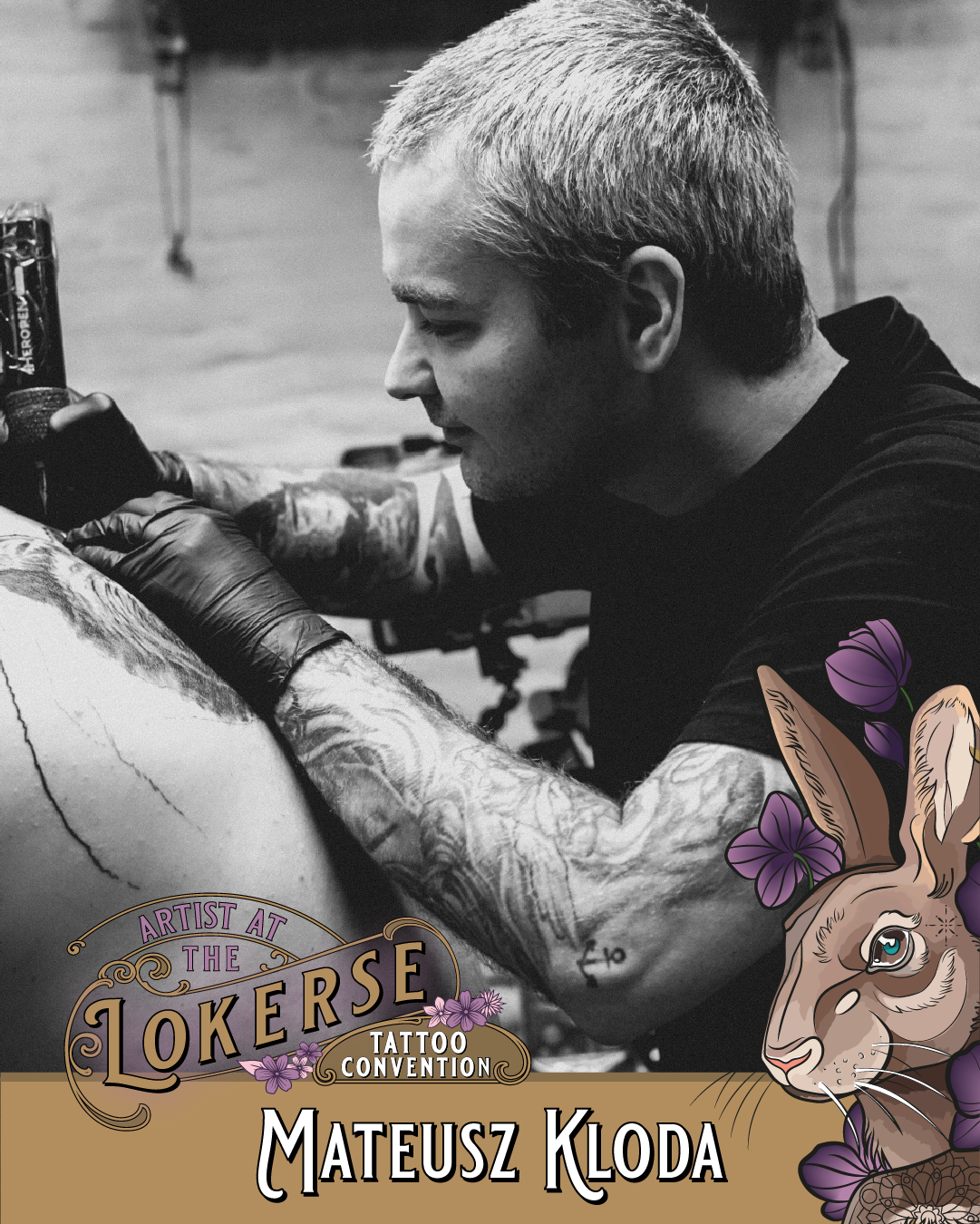 Mateusz Kloda Tattoo komt naar de Lokerse Tattoo Conventie