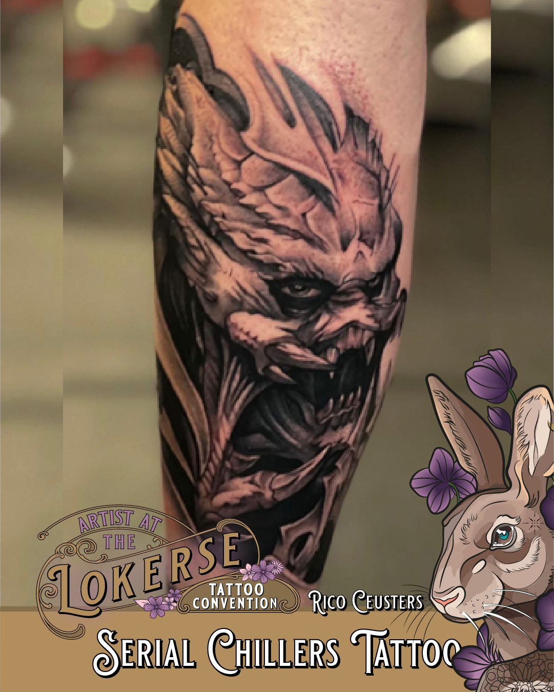 Rico Ceusters komt naar de Lokerse Tattoo Conventie