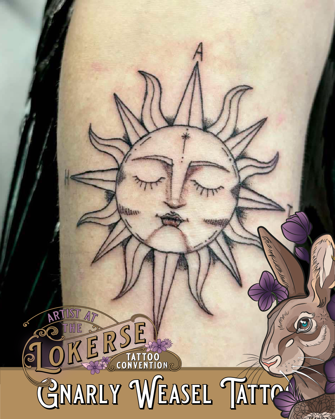 Gnarly Weasel Tattoo komt naar de Lokerse Tattoo Conventie