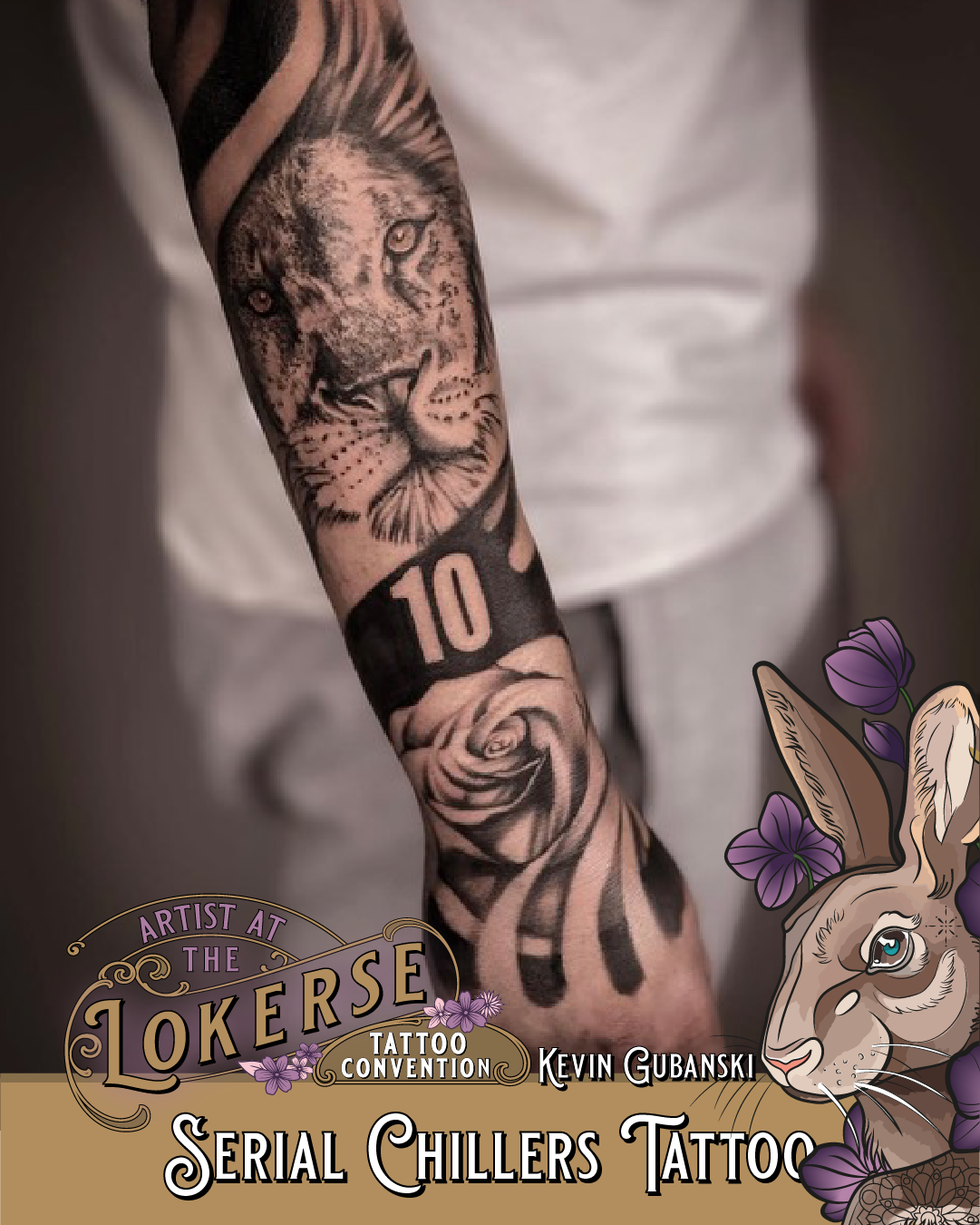 Kevin Gubanski komt naar de Lokerse Tattoo Conventie