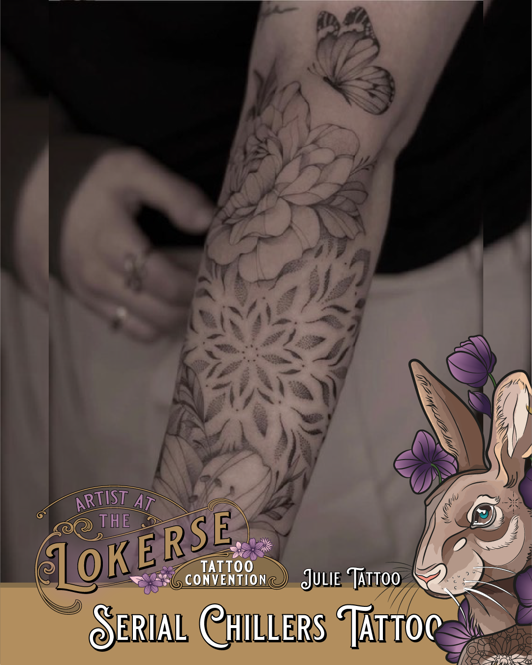 Juliee tattoo komt naar de Lokerse Tattoo Conventie