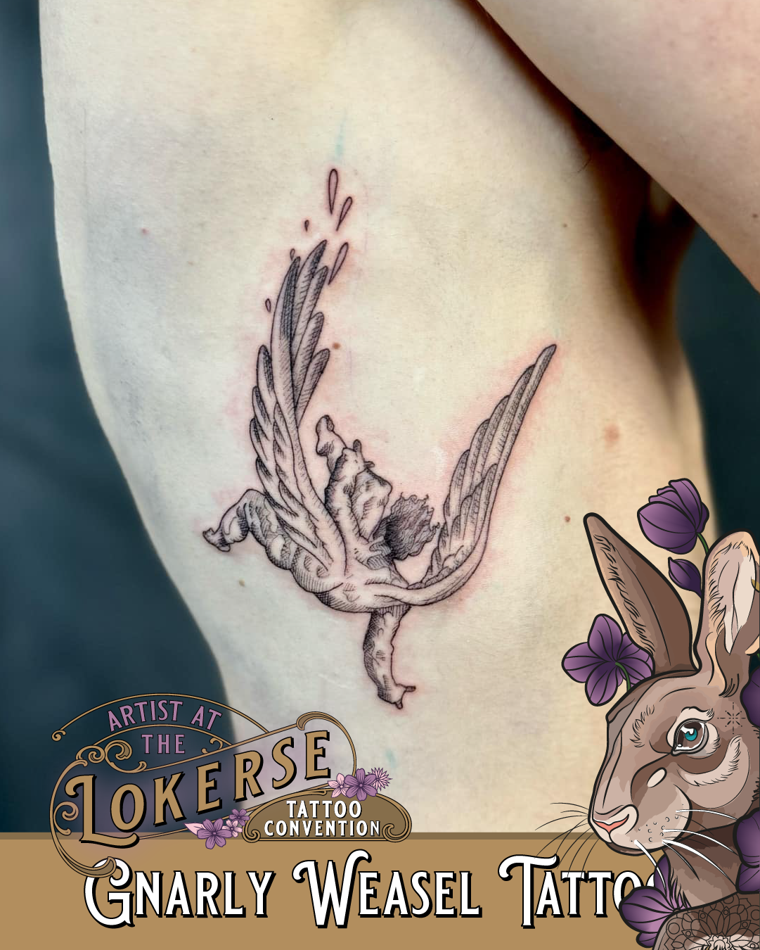 Gnarly Weasel Tattoo komt naar de Lokerse Tattoo Conventie