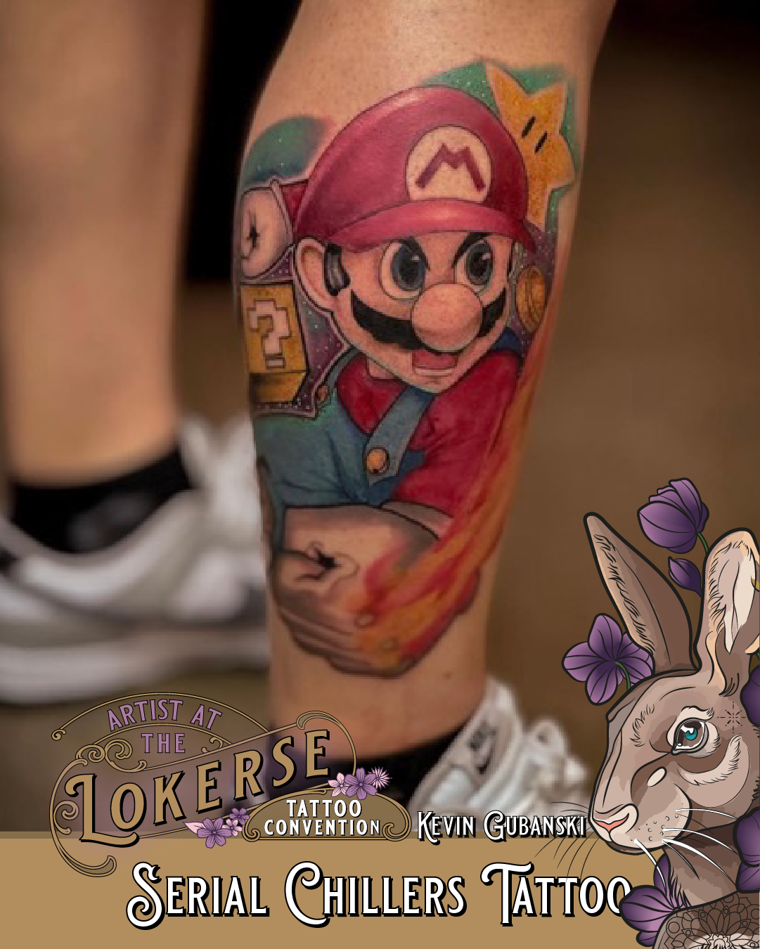 Kevin Gubanski komt naar de Lokerse Tattoo Conventie