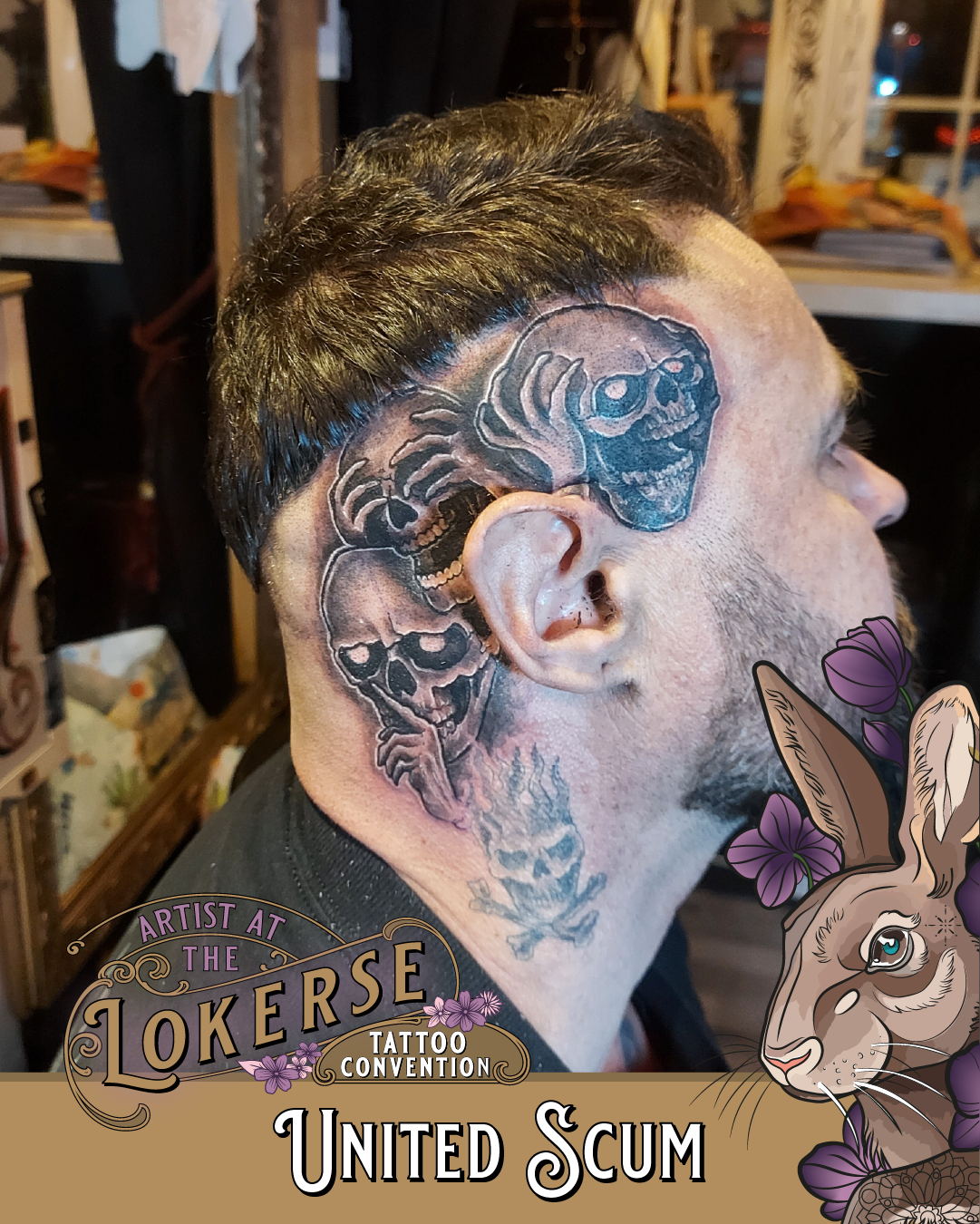 United Scum Tattoo komt naar de Lokerse Tattoo Conventie