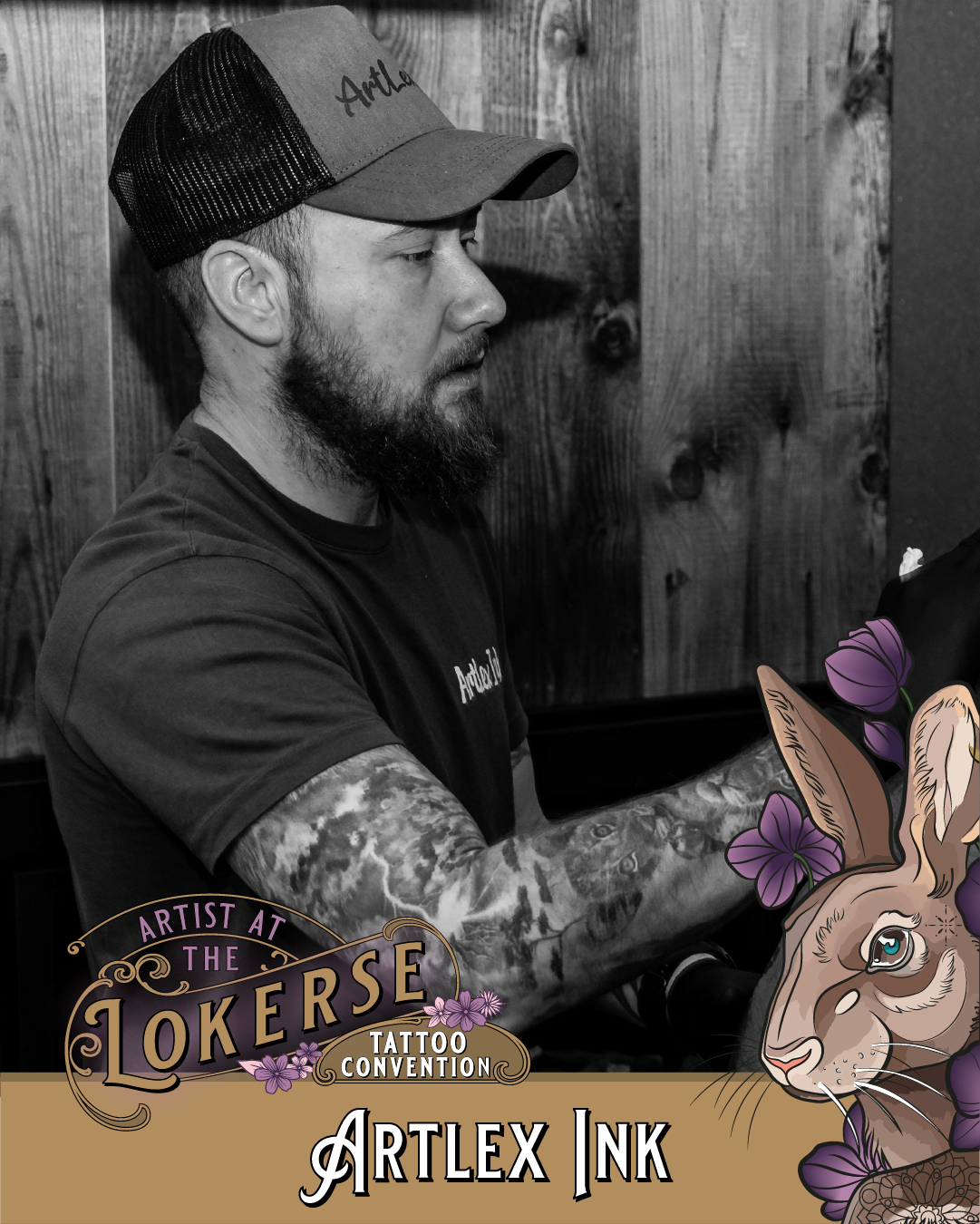 Artlex Ink komt naar de Lokerse Tattoo Conventie
