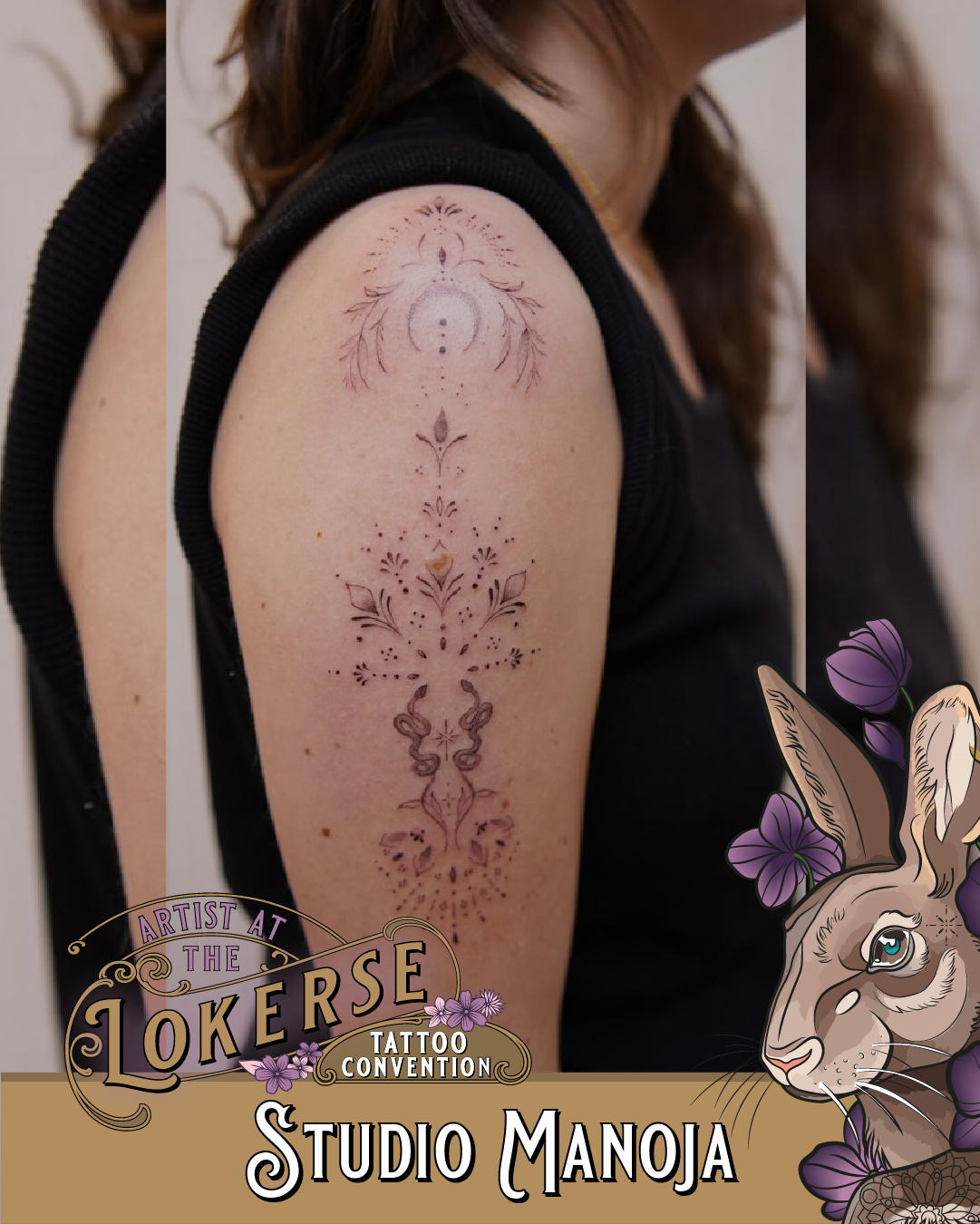 Studio Manoja komt naar de Lokerse Tattoo Conventie