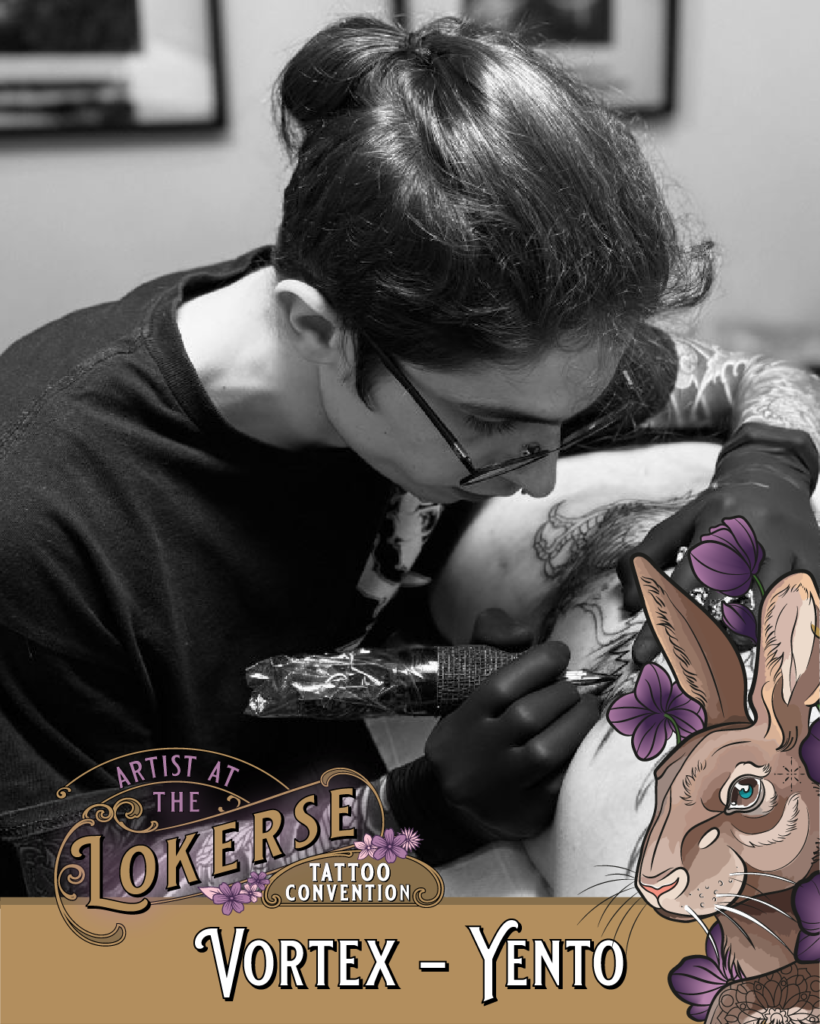 Yento van Vortex Tattoo komt naar de Lokerse Tattoo Conventie