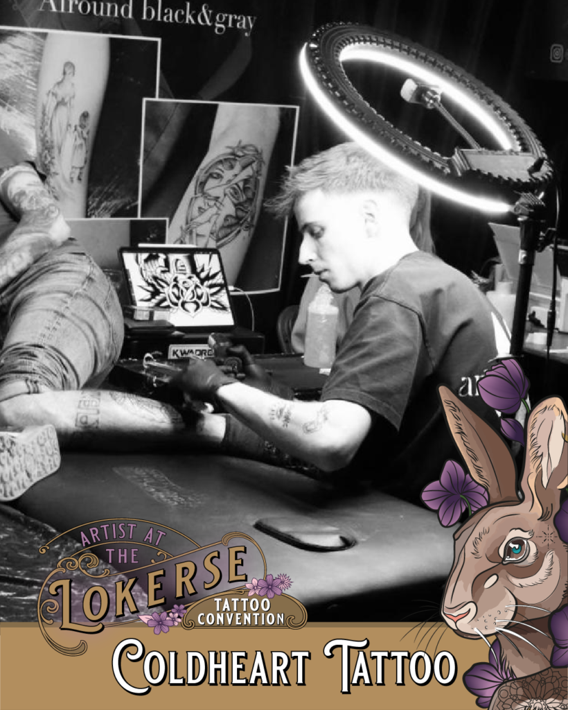 Coldheart Tattoo komt naar de Lokerse Tattoo Conventie
