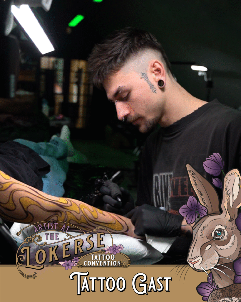 Tattoo Gast komt naar de Lokerse Tattoo Conventie