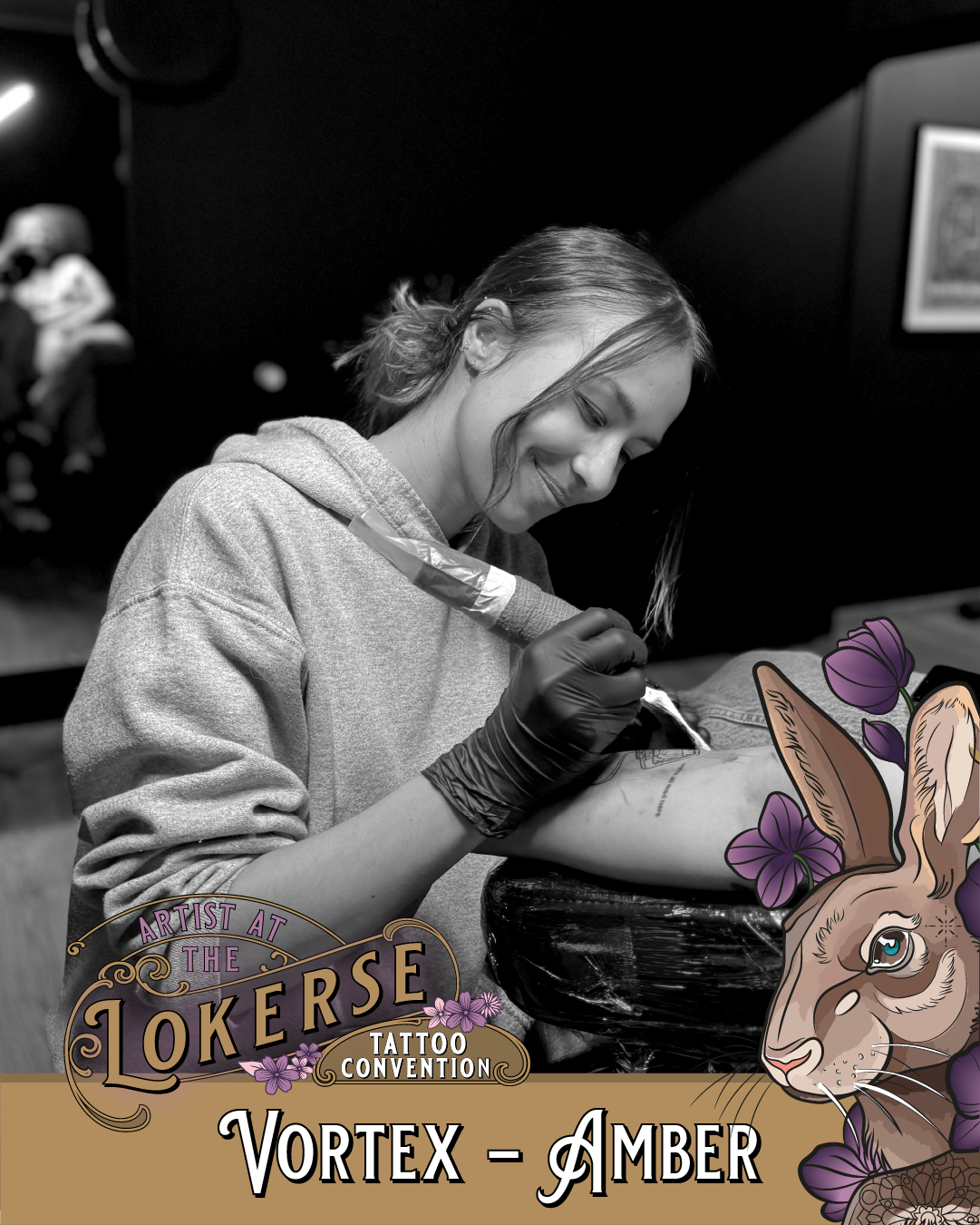 Amber van Vortex Tattoo komt naar de Lokerse Tattoo Conventie