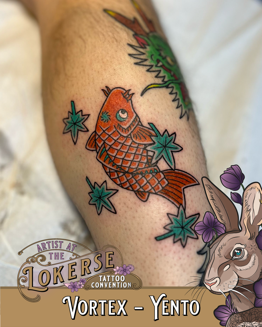 Yento van Vortex Tattoo komt naar de Lokerse Tattoo Conventie