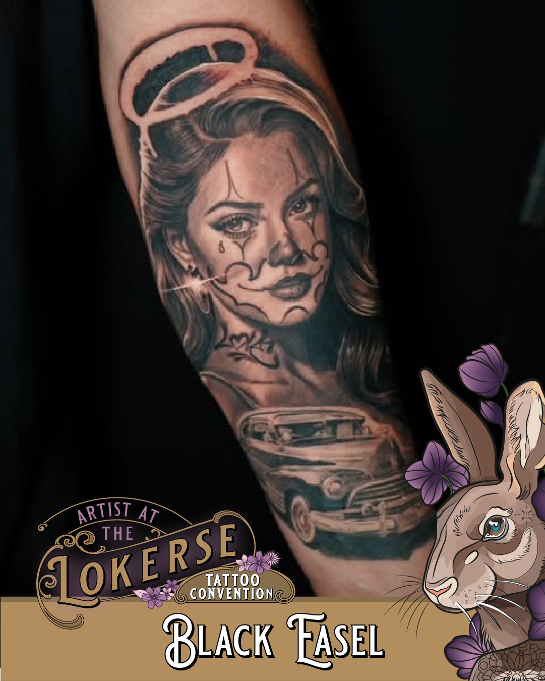 Black Easel komt naar de Lokerse Tattoo Conventie