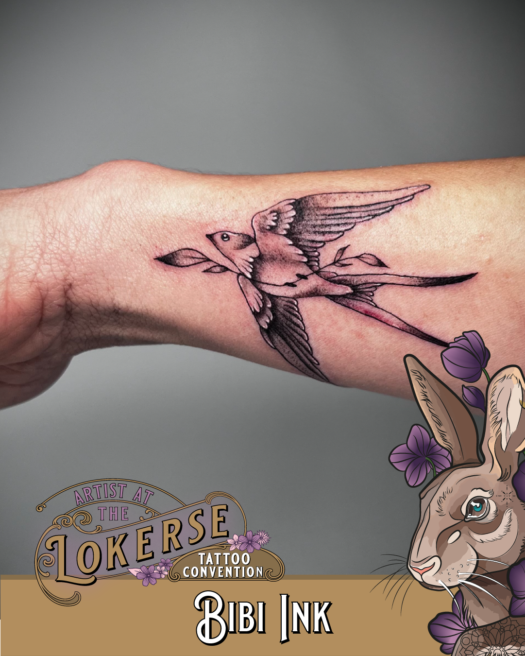 Bibi Ink komt naar de Lokerse Tattoo Conventie