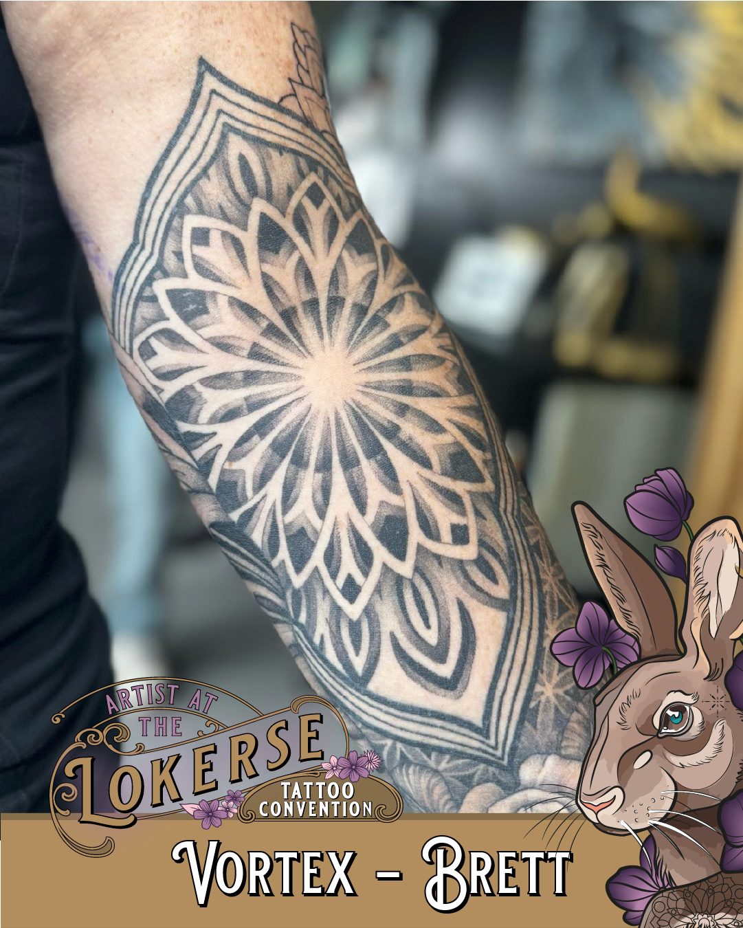 Brett van Vortex Tattoo komt naar de Lokerse Tattoo Conventie