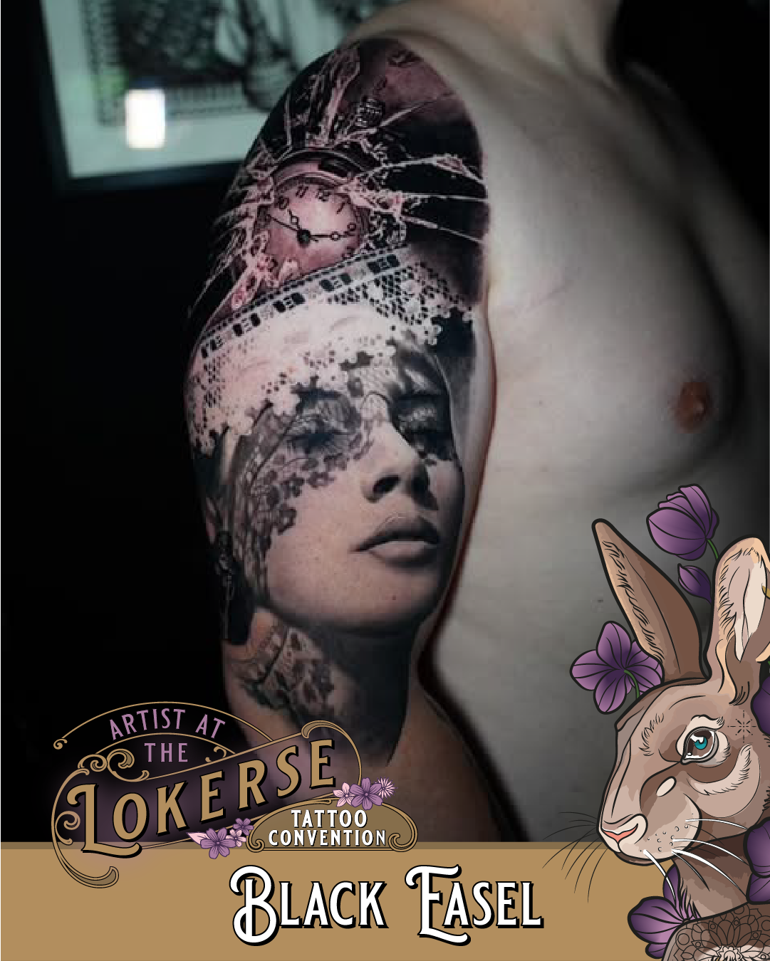 Black Easel komt naar de Lokerse Tattoo Conventie