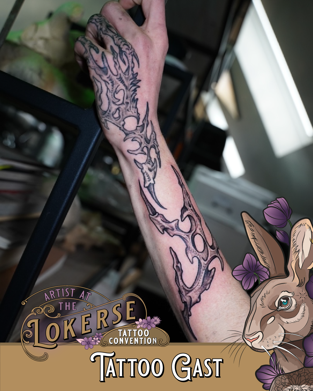 Tattoo Gast komt naar de Lokerse Tattoo Conventie