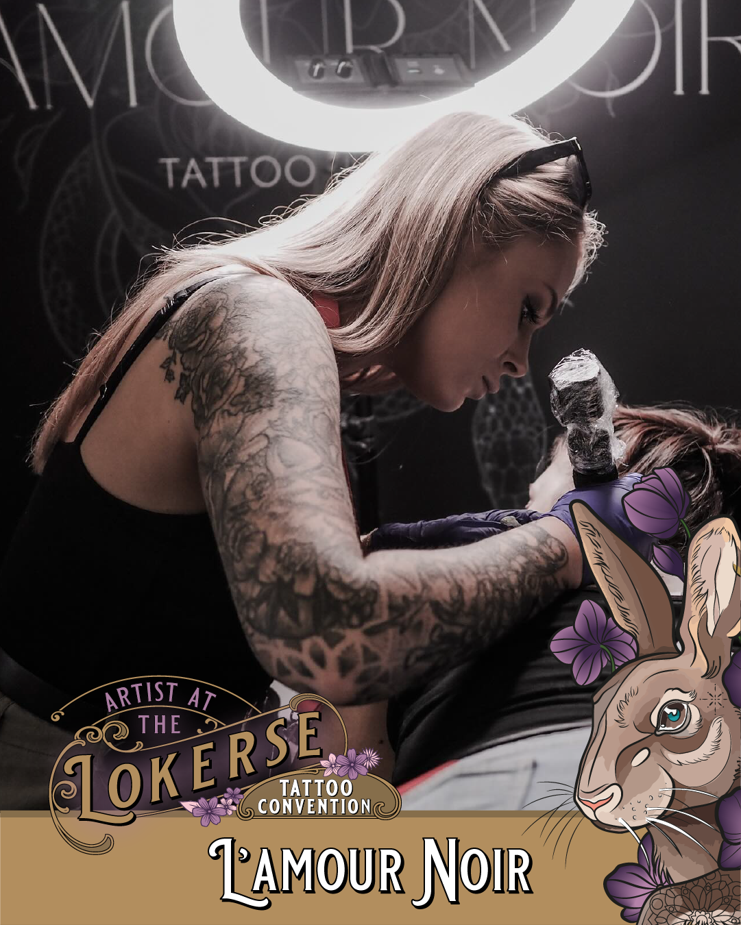 L'amour Noir komt naar de Lokerse Tattoo Conventie