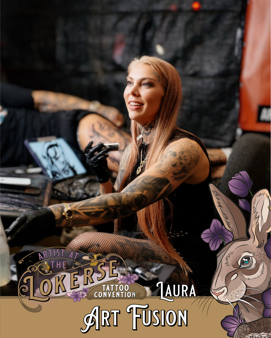 Artfusion - Laura komt naar de Lokerse Tattoo Conventie