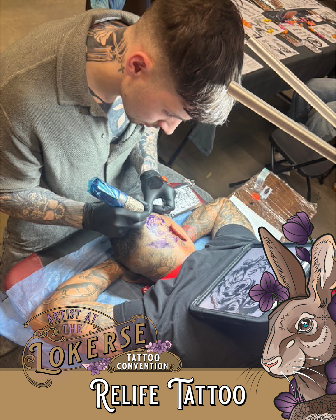 Relife Tattoo komt naar de Lokerse Tattoo Conventie